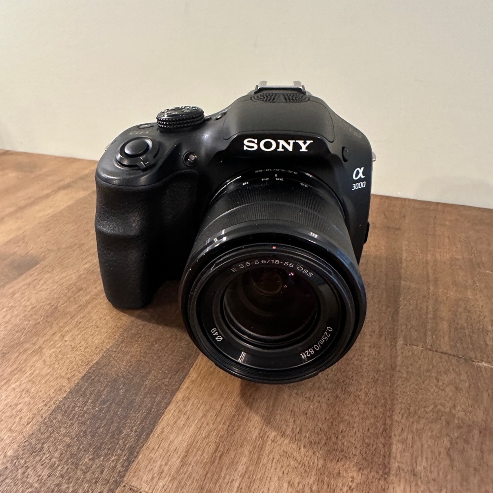 Sony A3000 camera